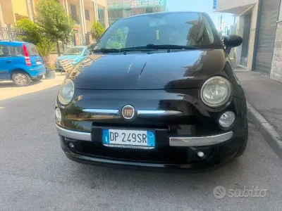 Usata Fiat 500 69 CV (50 kW) 2008 Nero Utilitaria