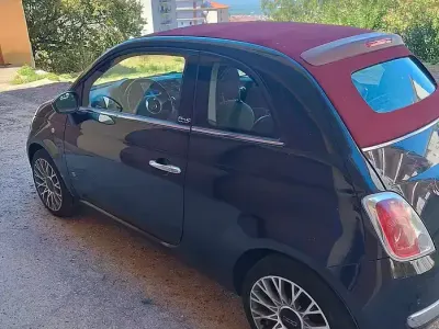 Usata Fiat 500 75 CV (55 kW) 2010 Nero Cabrio