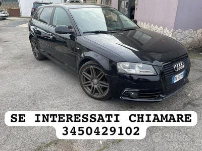 Usata Audi A3 Comfort 105 CV (77 kW) 2010 Nero Utilitaria