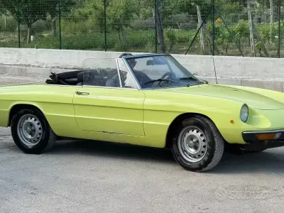 Usata Alfa Romeo Spider Veloce 131 CV (96 kW) 1970 Giallo Cabrio