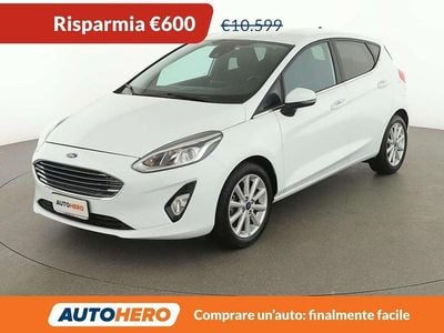 Usata Ford Fiesta Titanium 86 CV (63 kW) 2017 Bianco Berlina