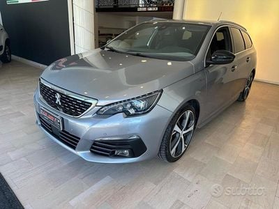 Usata Peugeot 308 GT-line 131 CV (96 kW) 2018 Grigio Station wagon