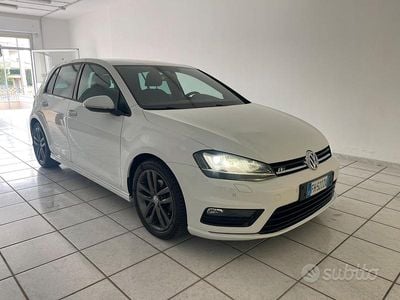 Usata VW Golf VII R-line 110 CV (80 kW) 2017 Bianco Berlina