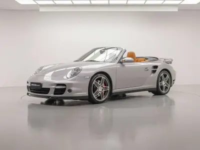 Usata Porsche 997 Turbo 480 CV (353 kW) 2008 Argento gt Cabrio