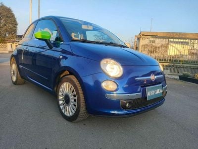 Usata Fiat 500 Lounge 69 CV (50 kW) 2010 Blu/azzurro Utilitaria