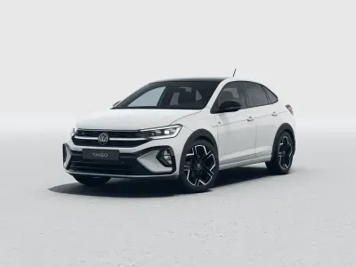 Nuova VW Taigo R-line Plus 115 CV (84 kW) 2026 Pure white deep black perlato SUV