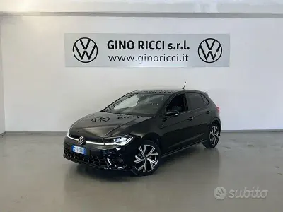 Usata VW Polo R-line 95 CV (69 kW) 2023 Nero Utilitaria