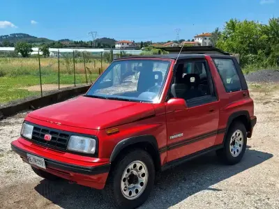 Usata Suzuki Vitara 75 CV (55 kW) 1989 Rosso Cabrio