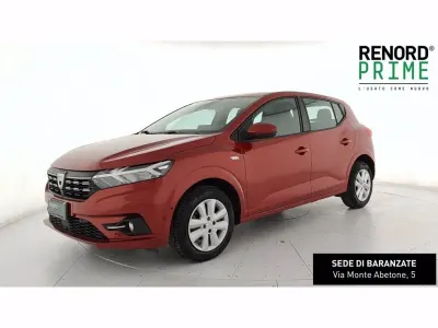 Usata Dacia Sandero Expression 91 CV (66 kW) 2023 Rosso Berlina