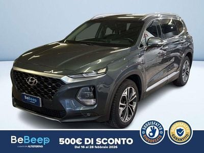 Usata Hyundai Santa Fe 200 CV (147 kW) 2020 Bianco pastello SUV