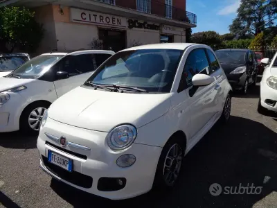 Usata Fiat 500 69 CV (50 kW) 2015 Bianco Utilitaria