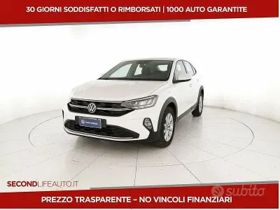 Usata VW Taigo Life 110 CV (80 kW) 2023 Bianco SUV