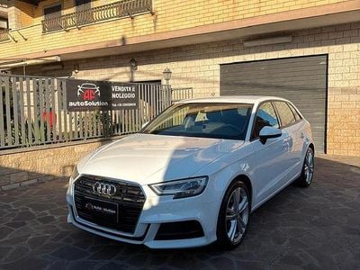 Usata Audi A3 S-Line 150 CV (110 kW) 2019 Bianco Berlina