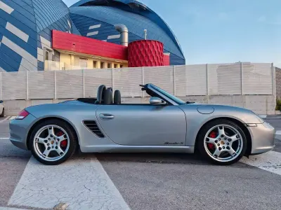 Usata Porsche Boxster 280 CV (205 kW) 2005 Argento Cabrio