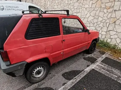 Usata Fiat Panda 54 CV (39 kW) 2001 Rosso Furgone