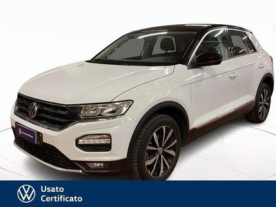 Usata VW T-Roc Style 116 CV (85 kW) 2019 Bianco / pastello SUV