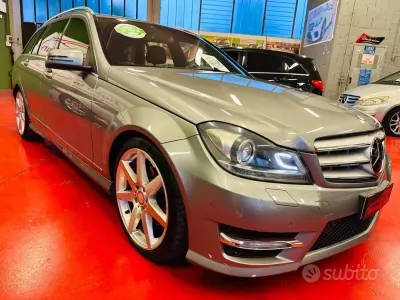 Usata Mercedes C250 Avantgarde 204 CV (150 kW) 2012 Grigio Station wagon