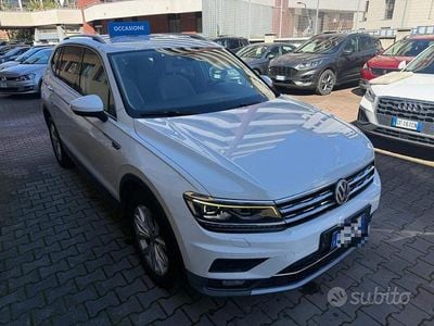 Usata VW Tiguan Allspace Advance 150 CV (110 kW) 2018 Bianco SUV