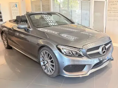 Usata Mercedes C220 Premium 170 CV (125 kW) 2018 Grigio Cabrio