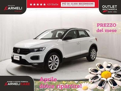 Usata VW T-Roc Advance 150 CV (110 kW) 2019 Pure white  nero SUV