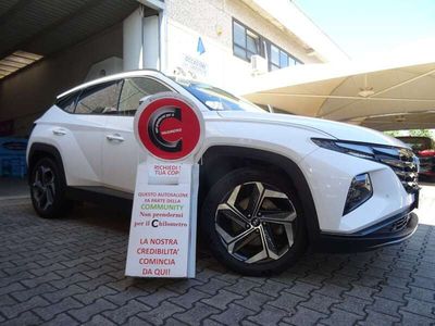 usata Hyundai Tucson 1.6 T-GDI 48V EXELLENCE usato Elettrica/Benzina Bianco pastello