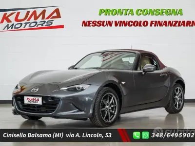 Usata Mazda MX5 131 CV (96 kW) 2018 Grigio scuro Cabrio