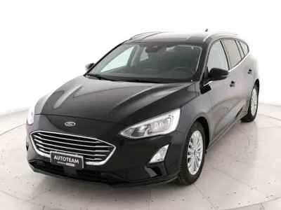 Usata Ford Focus Titanium 125 CV (91 kW) 2018 Nero metallizzato Station wagon