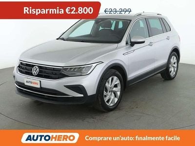 Usata VW Tiguan Life 131 CV (96 kW) 2021 Argento SUV