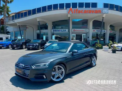 Usata Audi A5 Cabriolet S-Line 190 CV (139 kW) 2019 Grigio Cabrio