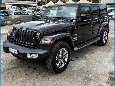 Usata Jeep Wrangler Unlimited Sahara 200 CV (147 kW) 2020 Nero SUV
