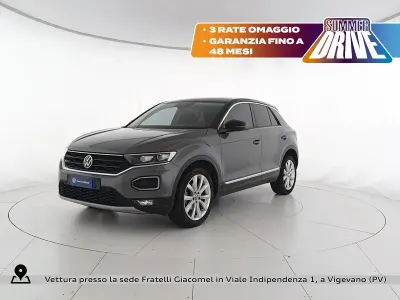 Usata VW T-Roc Advance 150 CV (110 kW) 2020 Indium grey metallizzato nero SUV