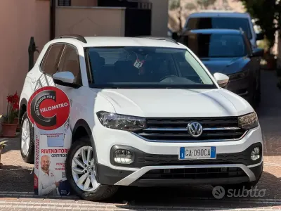 Usata VW T-Cross Style 95 CV (69 kW) 2020 Bianco SUV