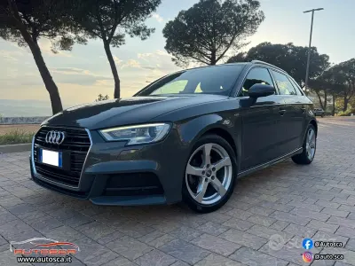 Usado Audi A3 S-Line 110 CV (80 kW) 2017 Gris Berlina