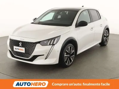 Usata Peugeot e-208 GT 100 kW (136 CV) 2021 Bianco Utilitaria