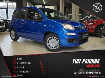 Nuova Fiat Panda Icon 65 CV (47 kW) 2026 Blu Utilitaria