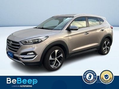 Usata Hyundai Tucson 141 CV (103 kW) 2017 Champagne metallizzato SUV