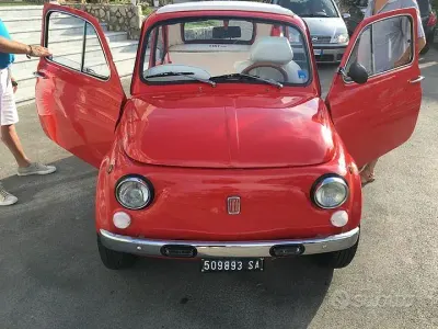 Usata Fiat 500 1960 Rosso Berlina