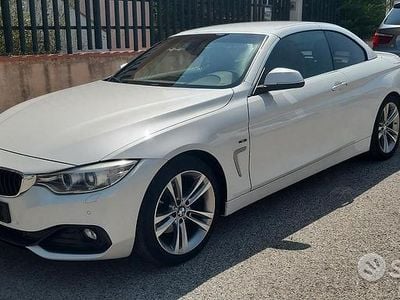 Usata BMW 420 Sport Line 184 CV (135 kW) 2015 Bianco Cabrio
