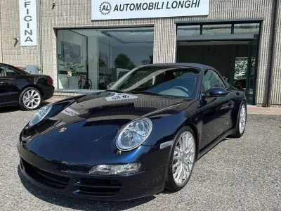 Usata Porsche 911 Carrera S Cabriolet 355 CV (261 kW) 2005 Blu Cabrio