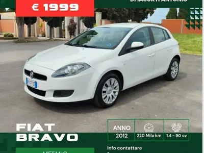 Usata Fiat Bravo Active 90 CV (66 kW) 2012 Bianco Utilitaria