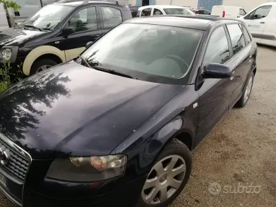 Usata Audi A3 105 CV (77 kW) 2006 Blu Utilitaria