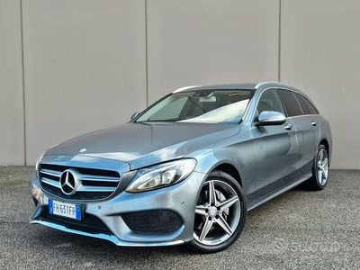 Usata Mercedes C220 Premium 170 CV (125 kW) 2017 Grigio Station wagon