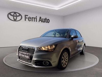 Usata Audi A1 Sportback Attraction 140 CV (102 kW) 2014 Argento met. Utilitaria