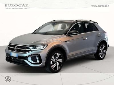 Usata VW T-Roc R-line Plus 150 CV (110 kW) 2024 Pyrit silver metallizzato nero SUV