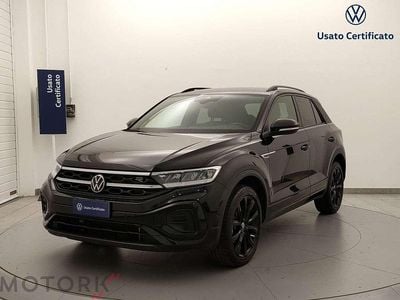 Usata VW T-Roc R-line 110 CV (80 kW) 2023 Nero SUV