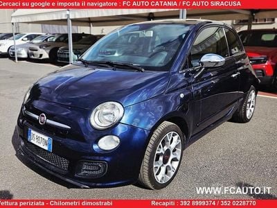 Usata Fiat 500 75 CV (55 kW) 2008 Blu Utilitaria