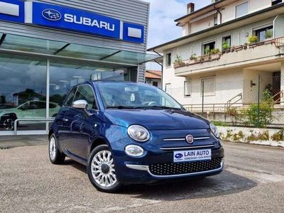 Usata Fiat 500 Lounge 69 CV (50 kW) 2019 Blu/azzurro Utilitaria