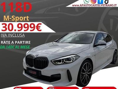 Usata BMW 118 M Sport 2023 Bianco Utilitaria