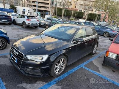 Usata Audi A3 S-Line 125 CV (91 kW) 2016 Nero Berlina