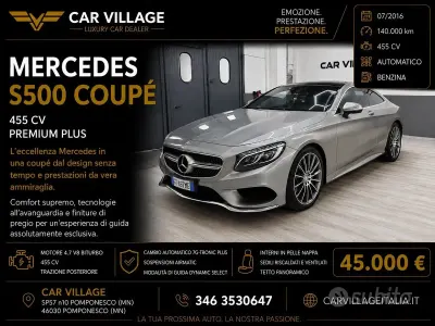 Usata Mercedes S500 AMG 455 CV (334 kW) 2016 Grigio Berlina